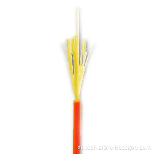 Indoor Fiber-optic Cable with Round Construction, Suitable for Communication Equipment Servers
